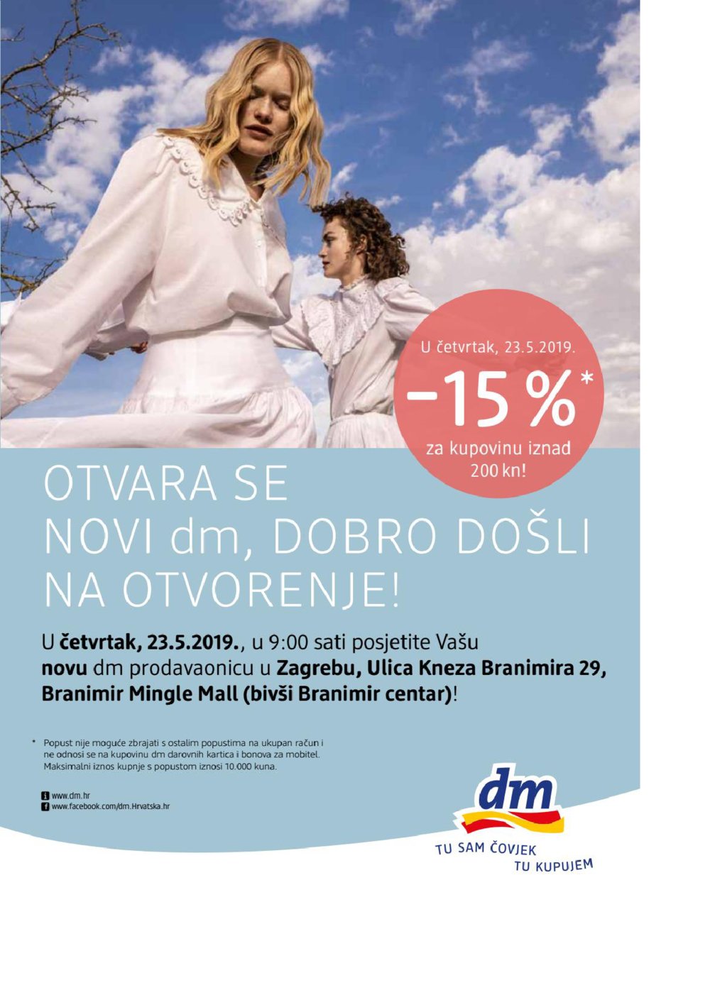 DM katalog Akcija otvorenje Branimir Mingle Mall 23.05.-25.05.2019.