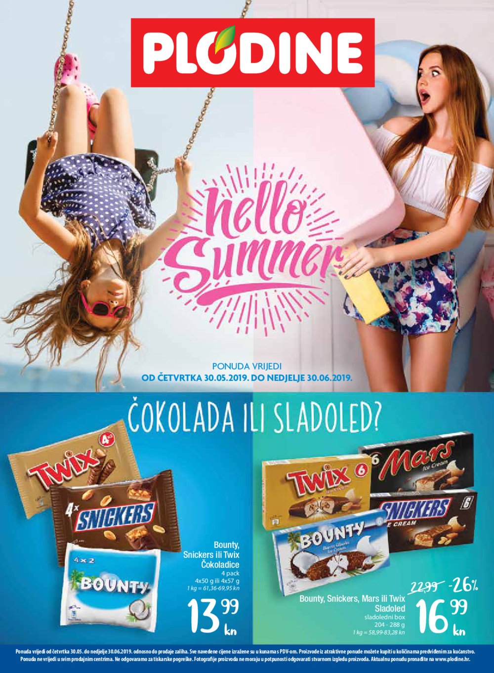 Plodine Hello Summer Akcija 30.05.-30.06.2019.