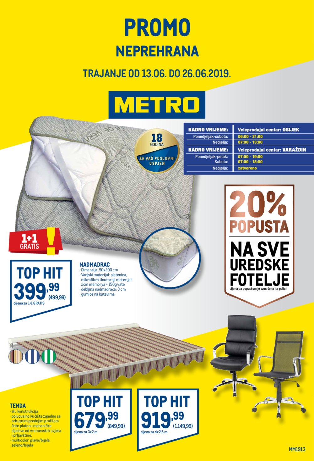 Metro katalog promo neprehrana Os,Vž 13.06.-26.06.2019.