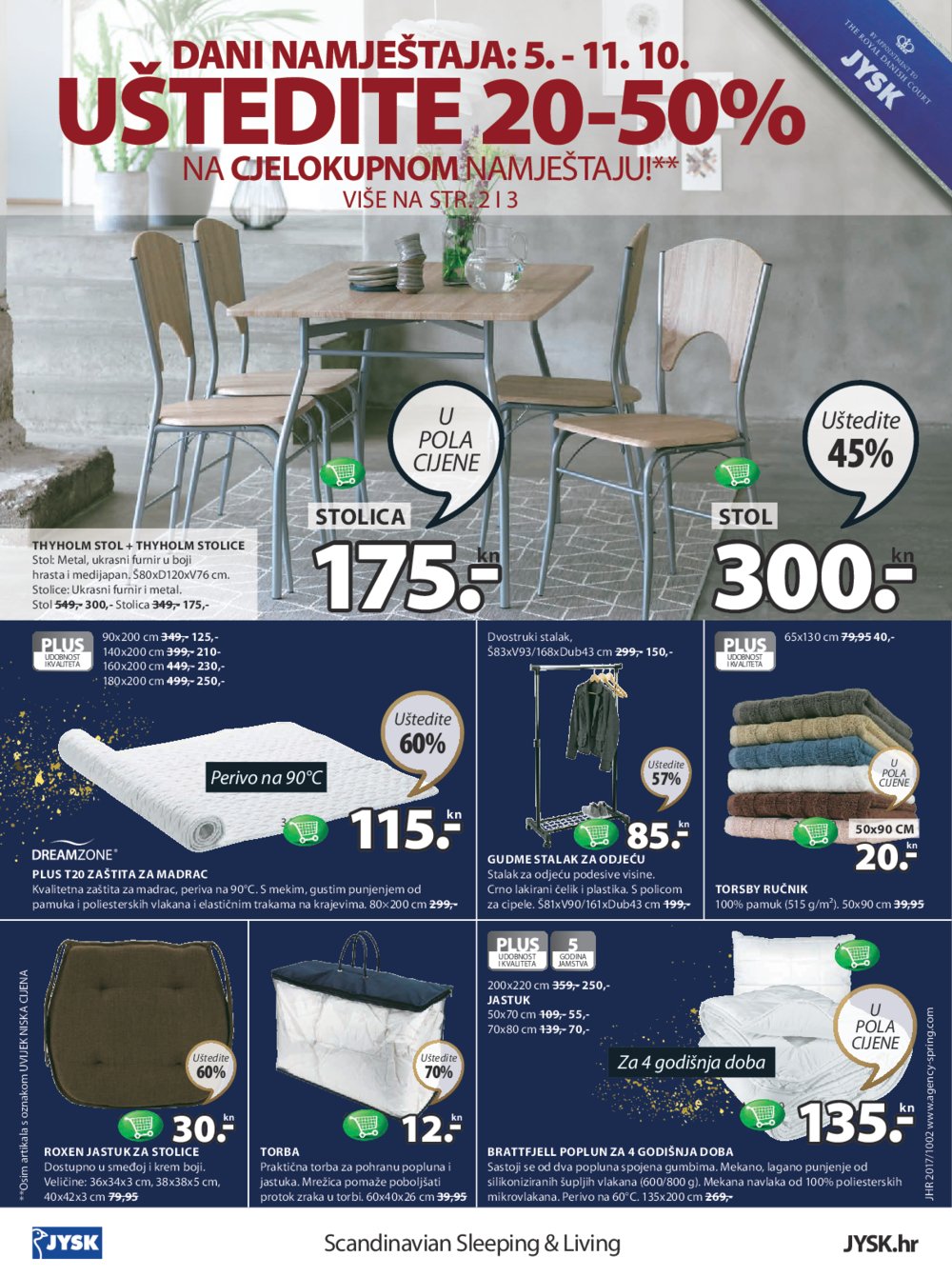 Jysk katalog Proslavimo zajedno 05.10.-18.10.2017.