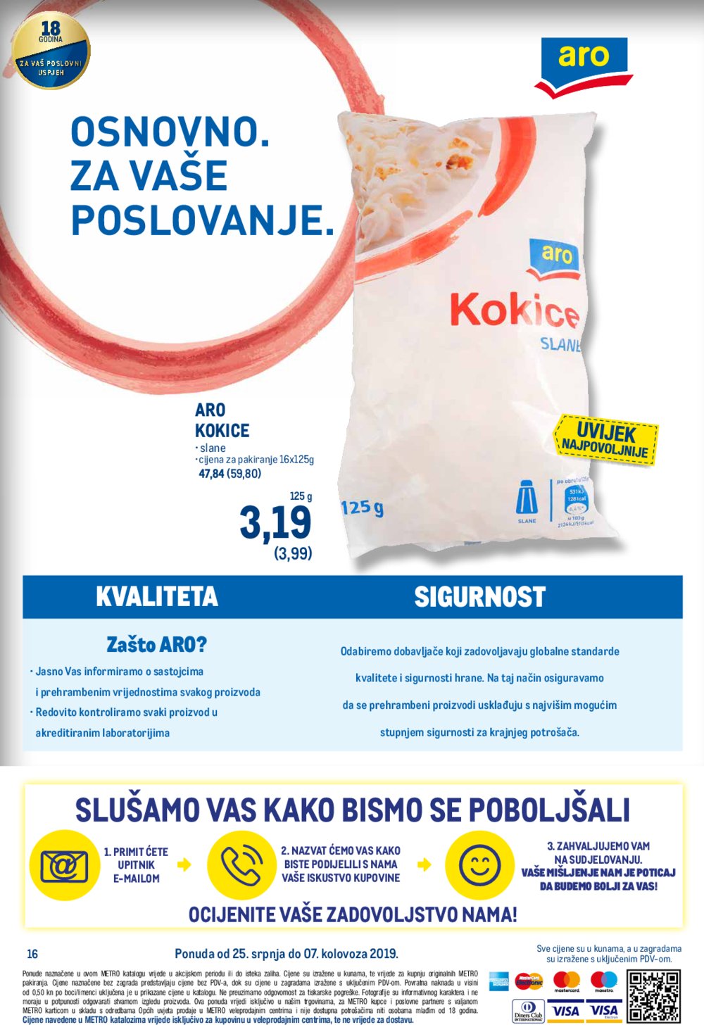 Metro katalog Posebna ponuda prehrane 25.07.-07.08.2019.