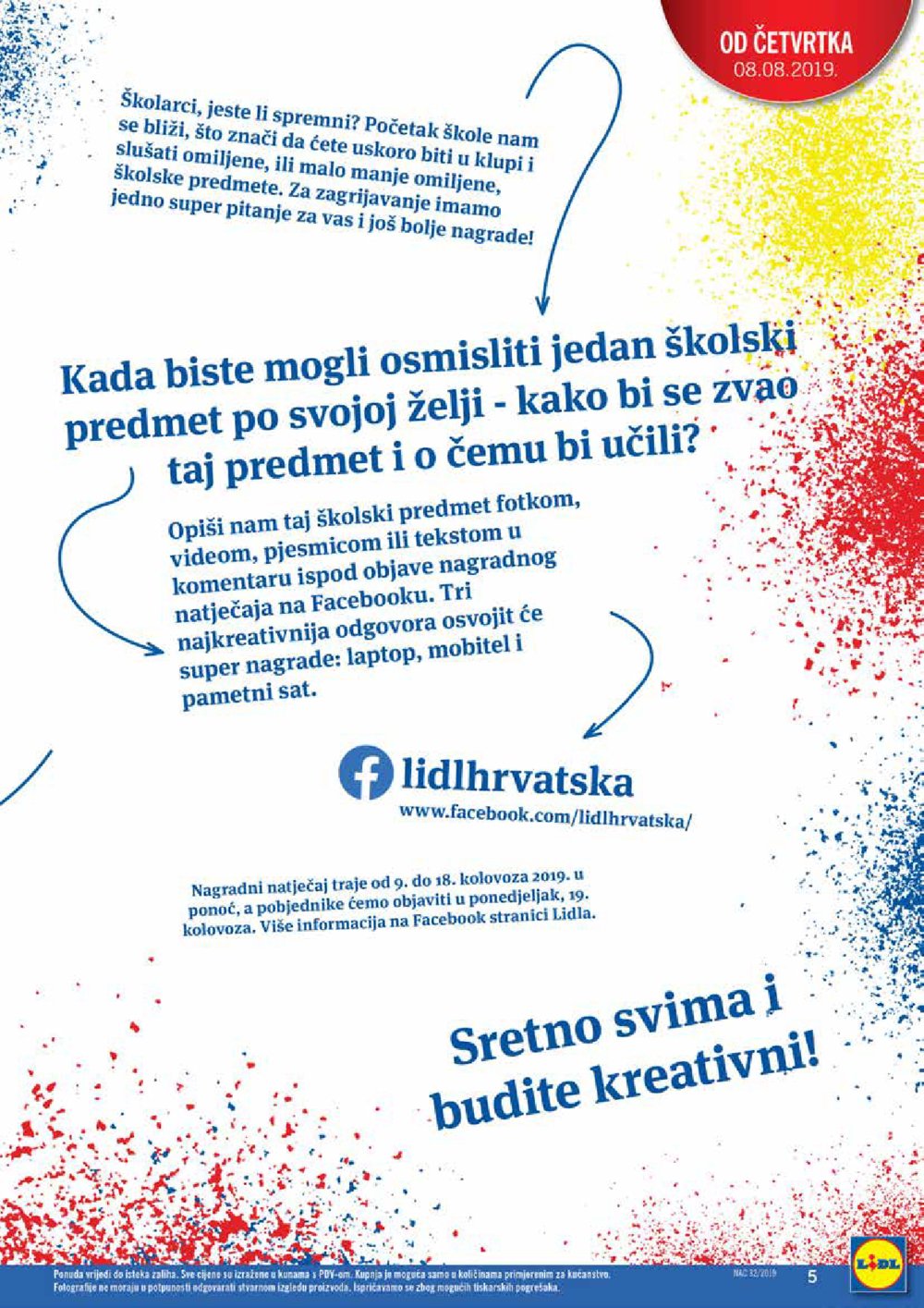 Lidl katalog Školarci genijalci 08.08.-31.08.2019.
