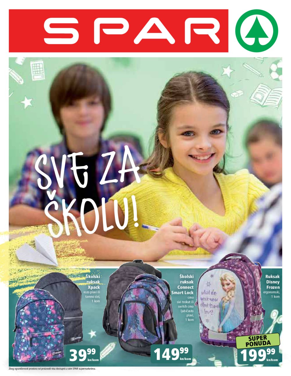 Spar katalog Sve za školu 14.08.-27.08.2019.