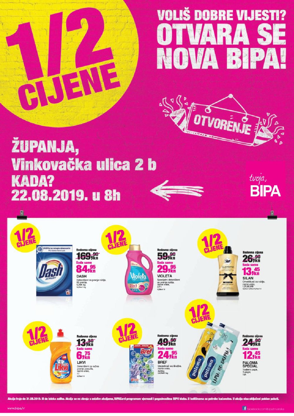 Bipa katalog Otvorenje Županja 22.08.-05.09.2019.