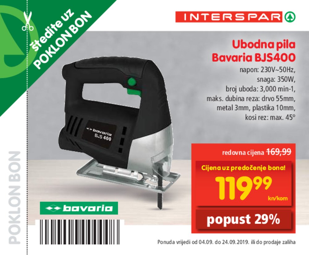 Interspar katalog Bonovi 04.09.-24.09.2019.
