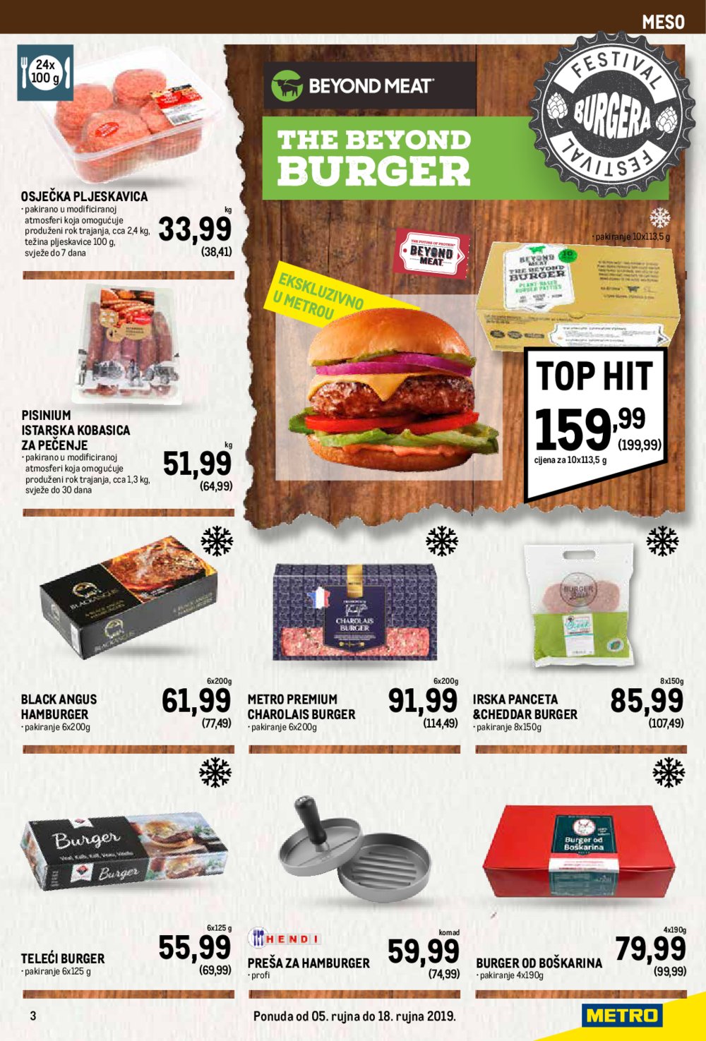 Metro katalog Burger Fest 05.09.-18.09.2019.