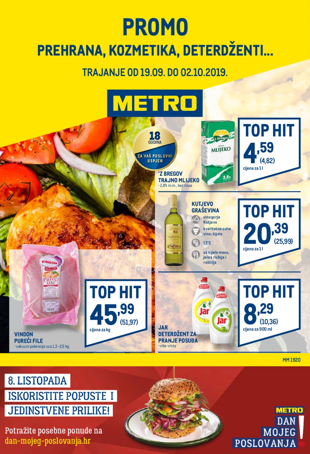 Metro katalog Prehrana 19.09.-02.10.2019.