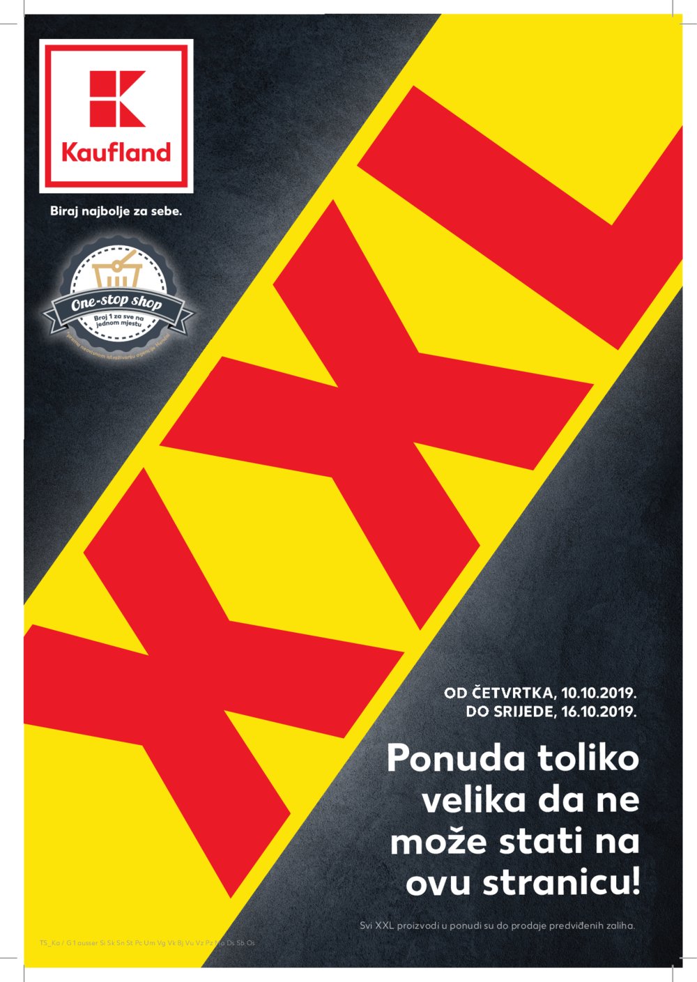 Kaufland katalog XXL Akcija 10.10.-16.10.2019.
