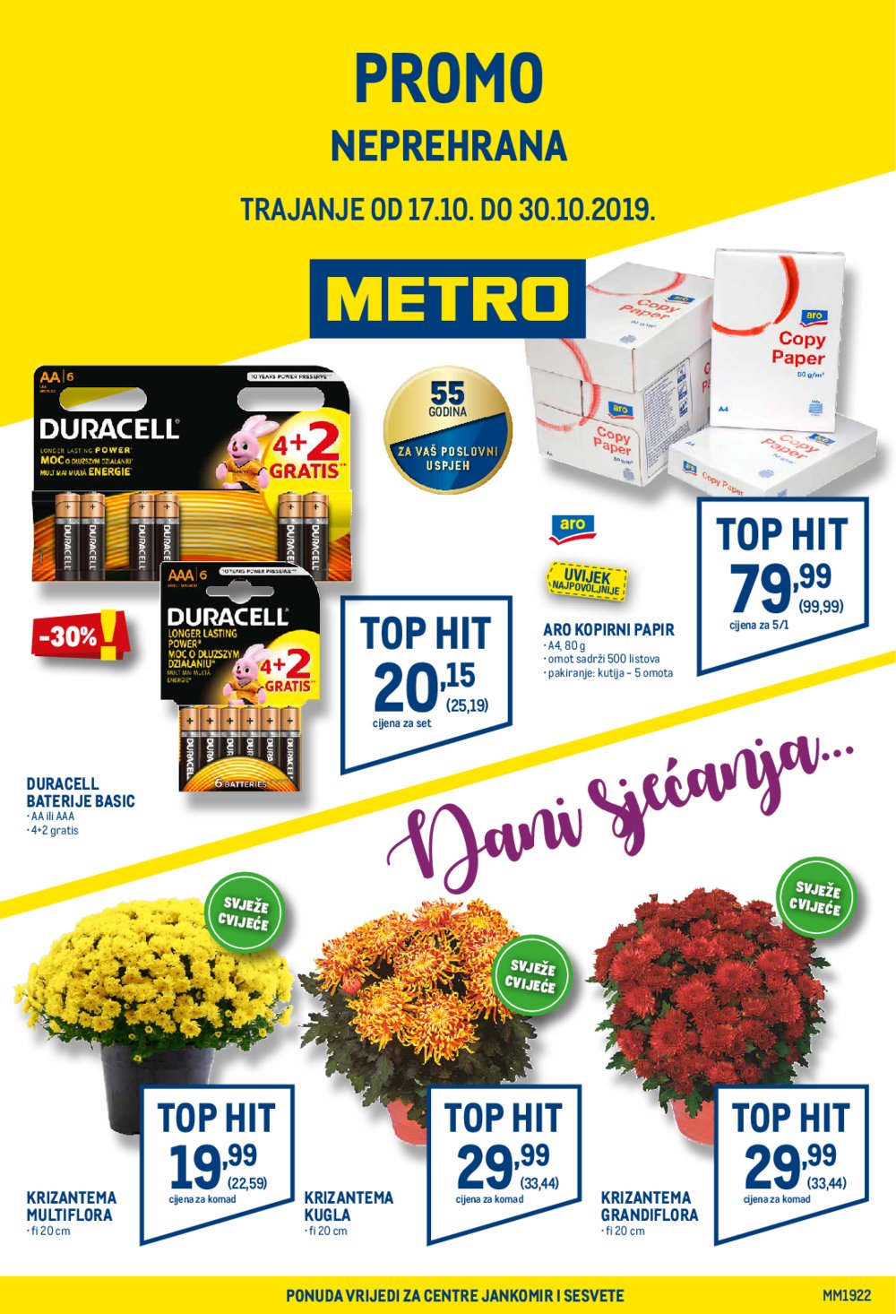 Metro katalog Neprehrana 17.10. - 30.10.2019.