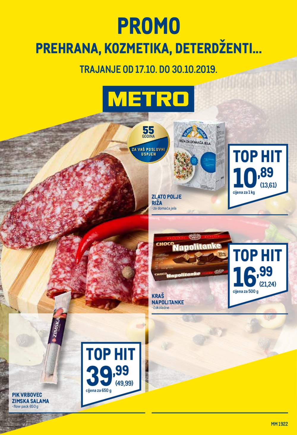 Metro katalog Prehrana 17.10. - 30.10.2019.