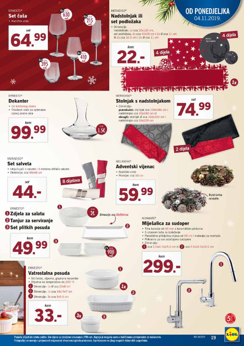 Lidl katalog Akcija 04.11.-10.11.2019.