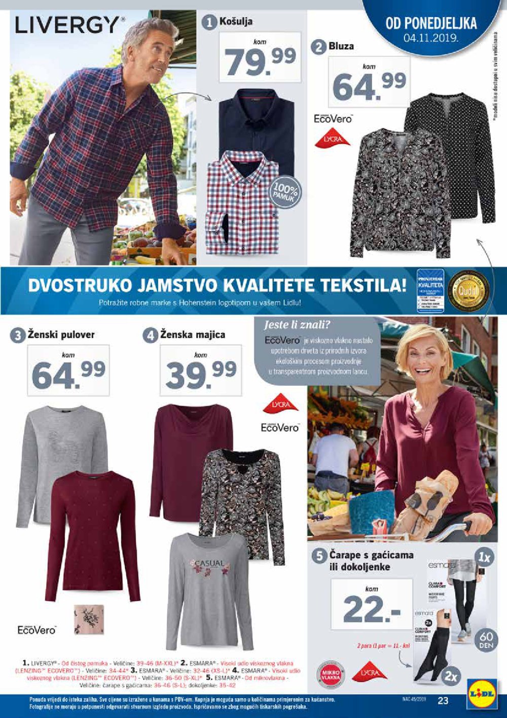 Lidl katalog Akcija 04.11.-10.11.2019.
