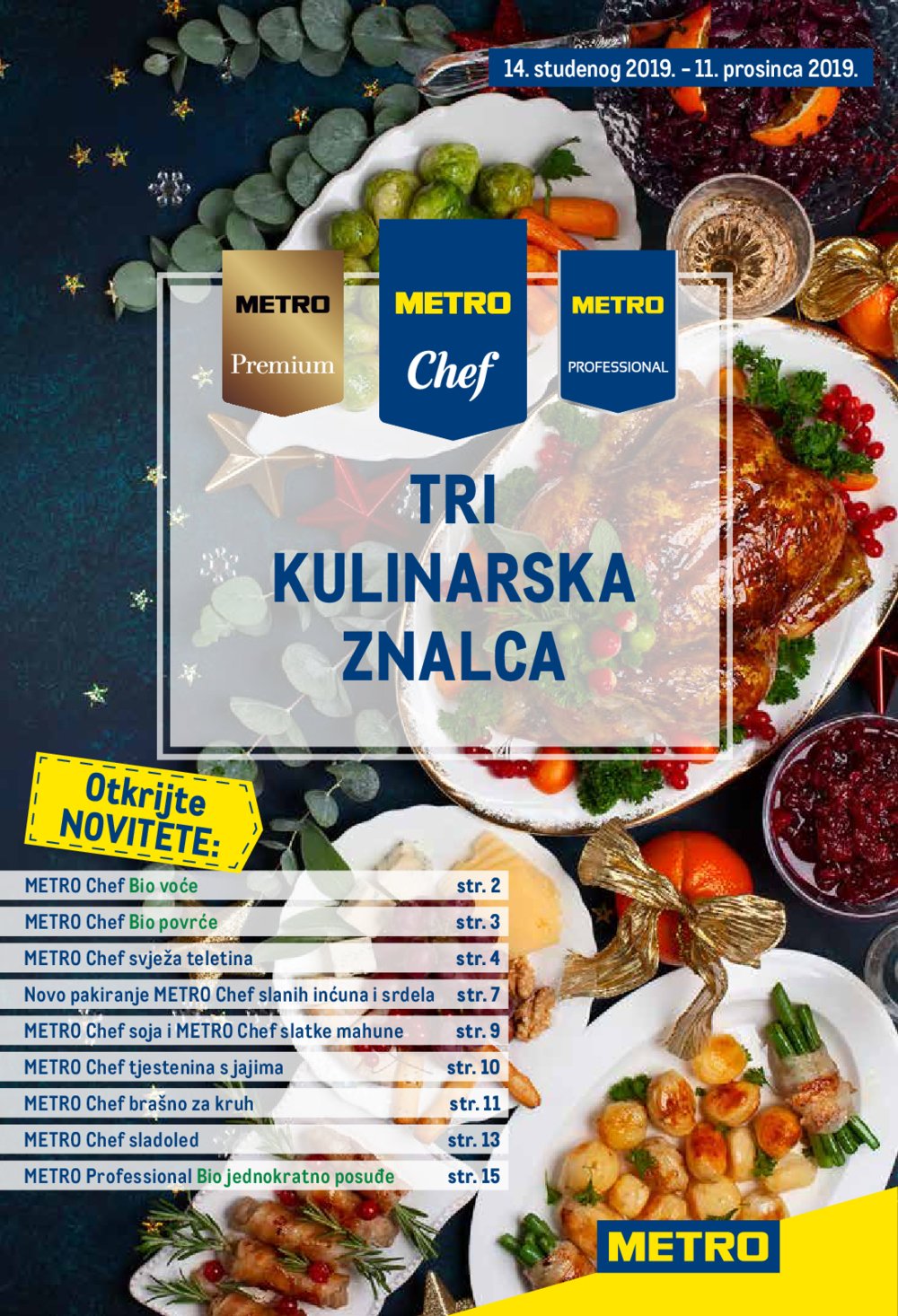 Metro katalog Tri kulinarska znalca 14.11-11.12.2019