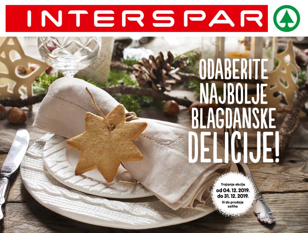 Interspar Katalog Delicije Božić 04.12.-31.12.2019.
