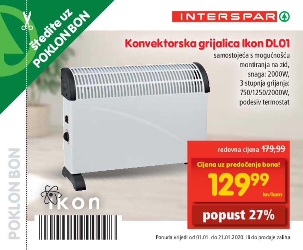 Interspar katalog bonovi 01.01.-21.01.2020.