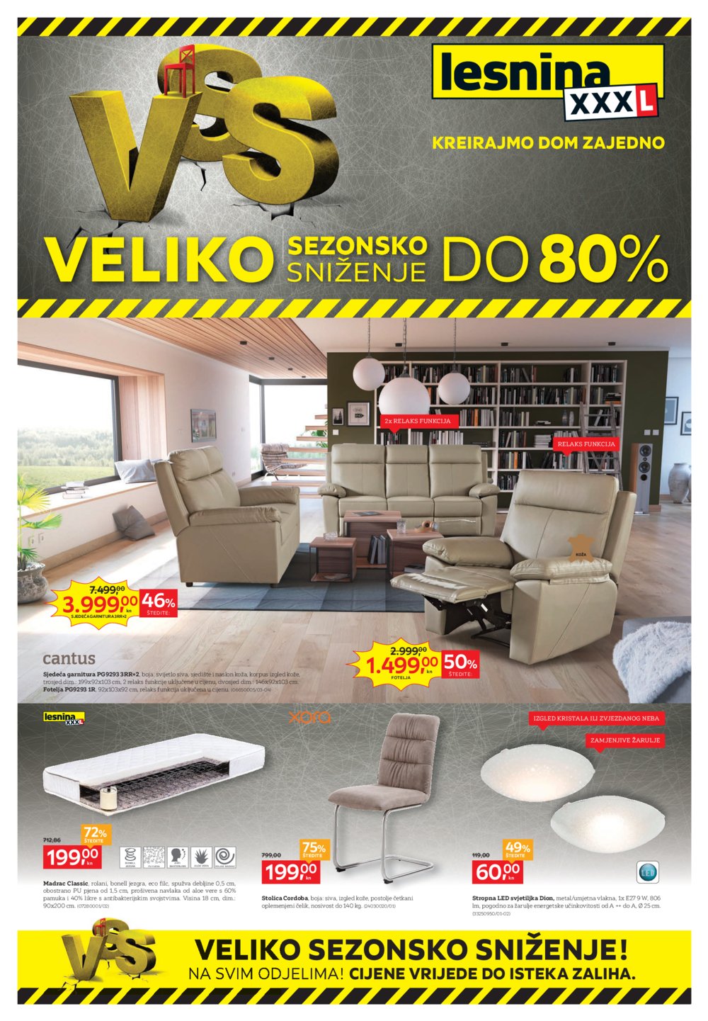 Lesnina katalog Veliko sezonsko sniženje 27.12.-05.01.2020.