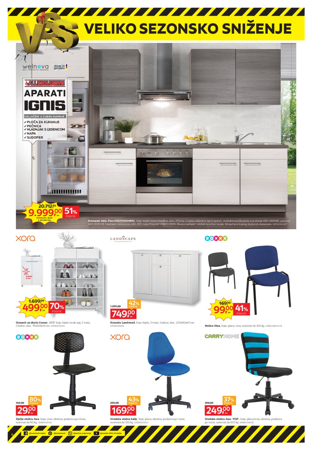 Lesnina katalog Veliko sezonsko sniženje 27.12.-05.01.2020.