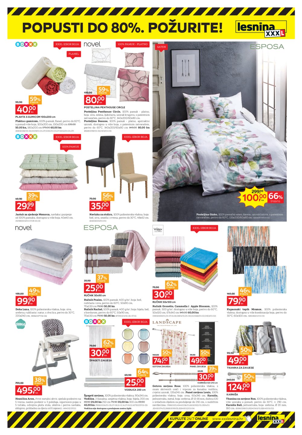 Lesnina katalog Veliko sezonsko sniženje 27.12.-05.01.2020.