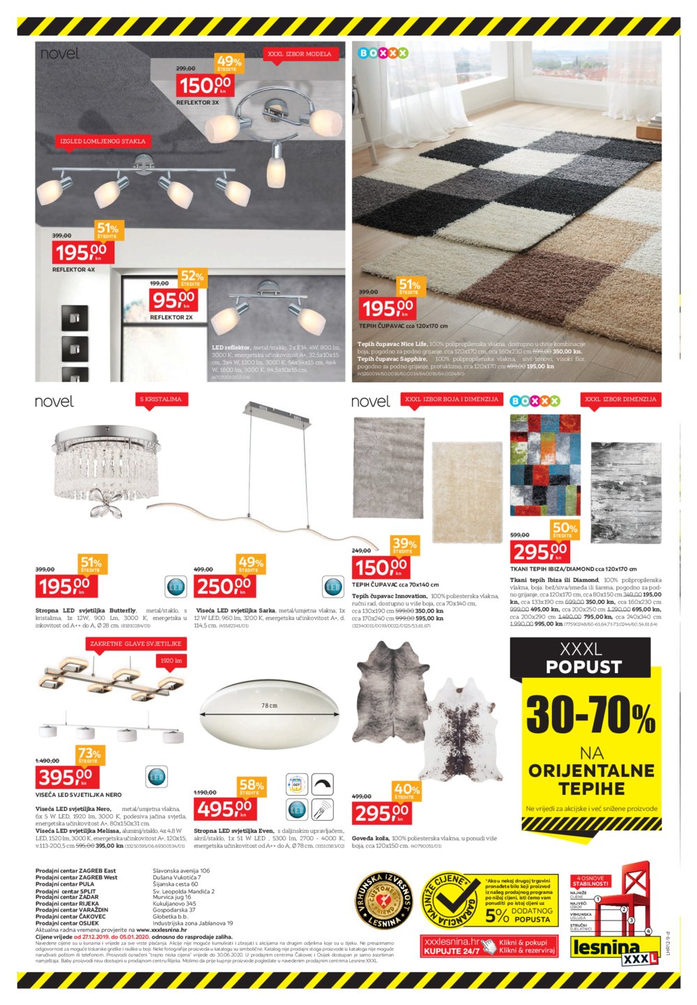 Lesnina katalog Veliko sezonsko sniženje 27.12.-05.01.2020.