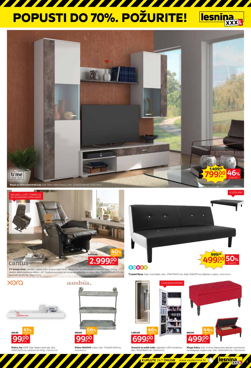 Lesnina katalog Akcija 07.01.-15.01.2020. Zg i Pu 