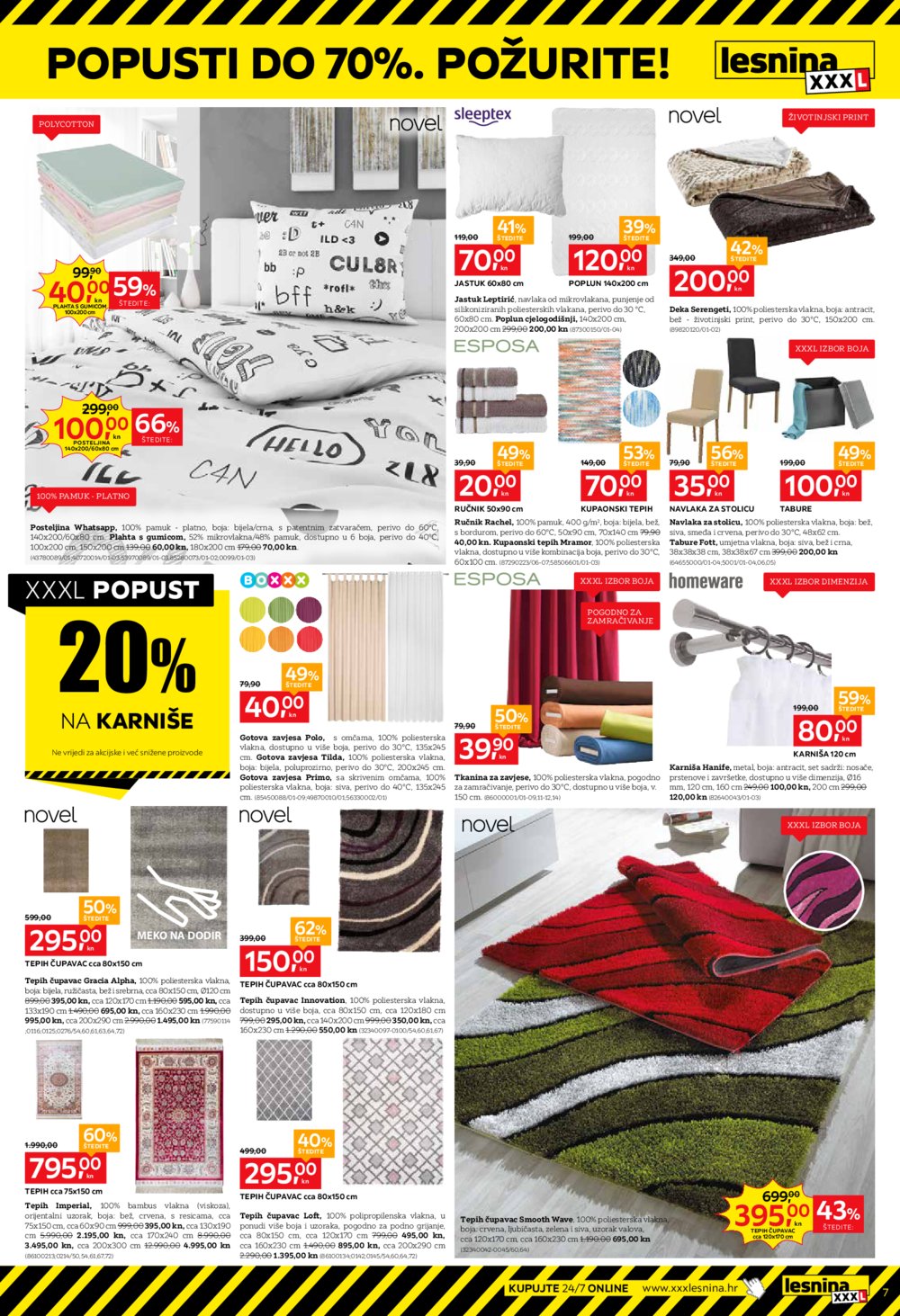 Lesnina katalog Akcija 07.01.-15.01.2020. Zg i Pu 
