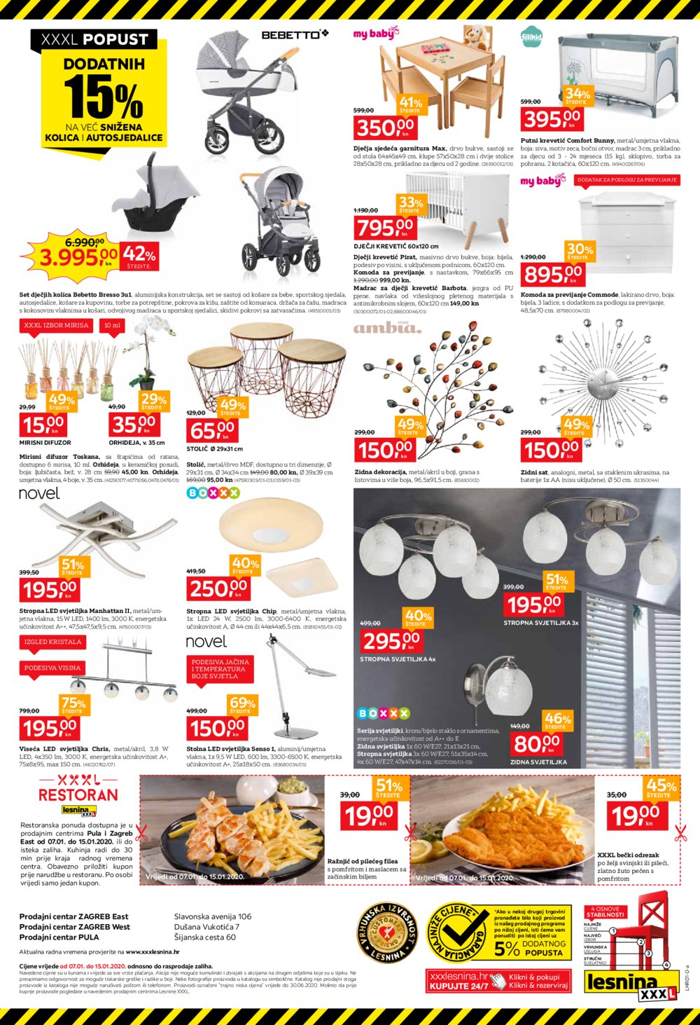 Lesnina katalog Akcija 07.01.-15.01.2020. Zg i Pu 