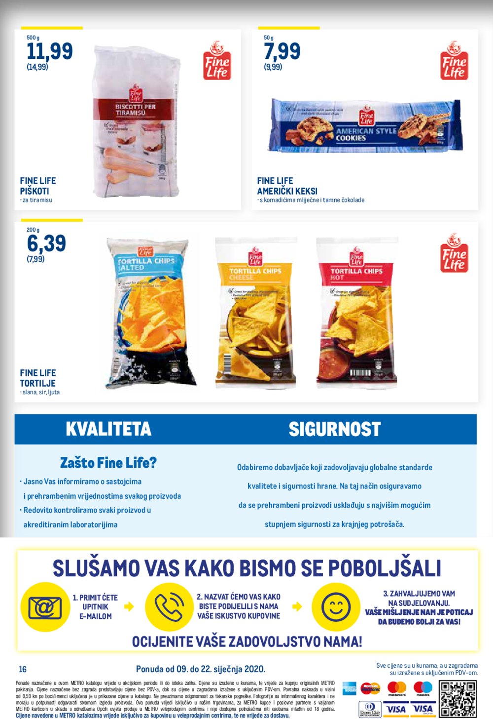 Metro katalog akcija Ponuda Prehrane 09.01.-22.01.2020.