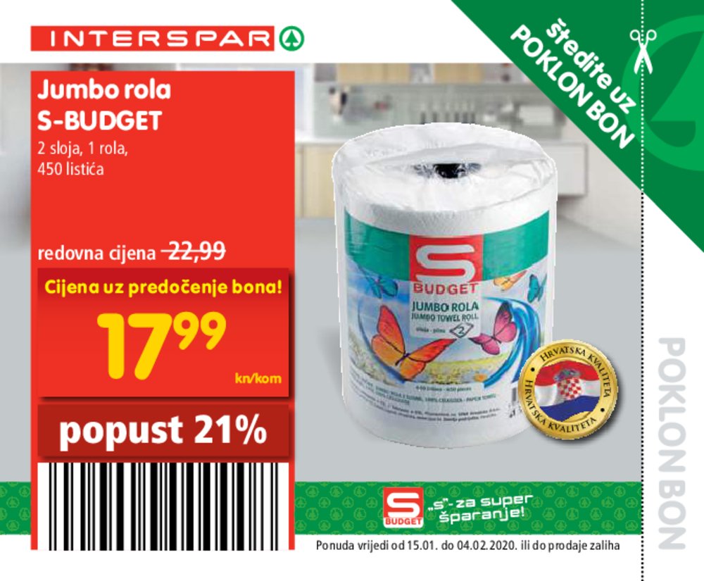 Interspar katalog bonovi 15.01.-04.02.2020.