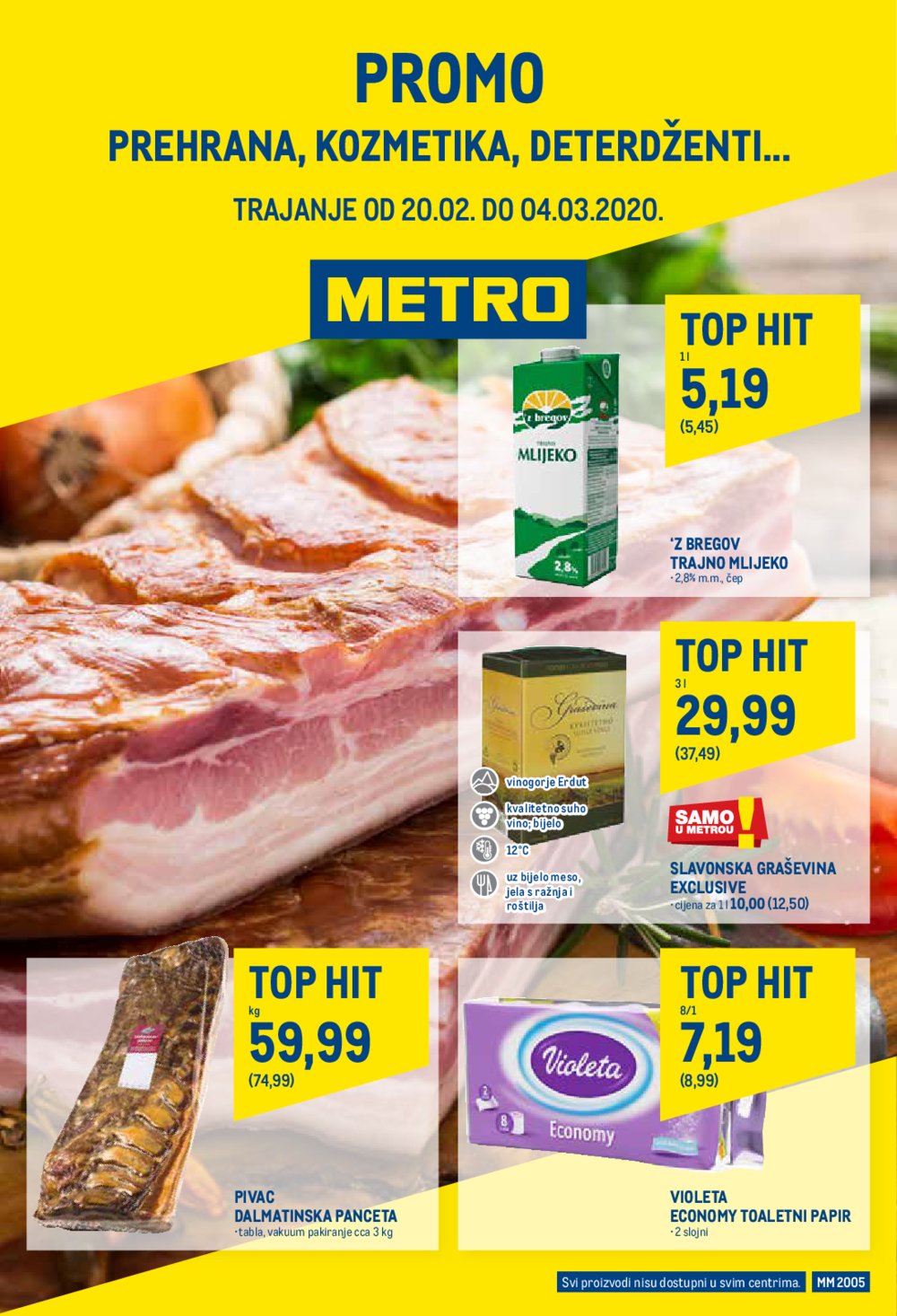 Metro katalog Akcija Prehrana 20.02.-04.03.2020.