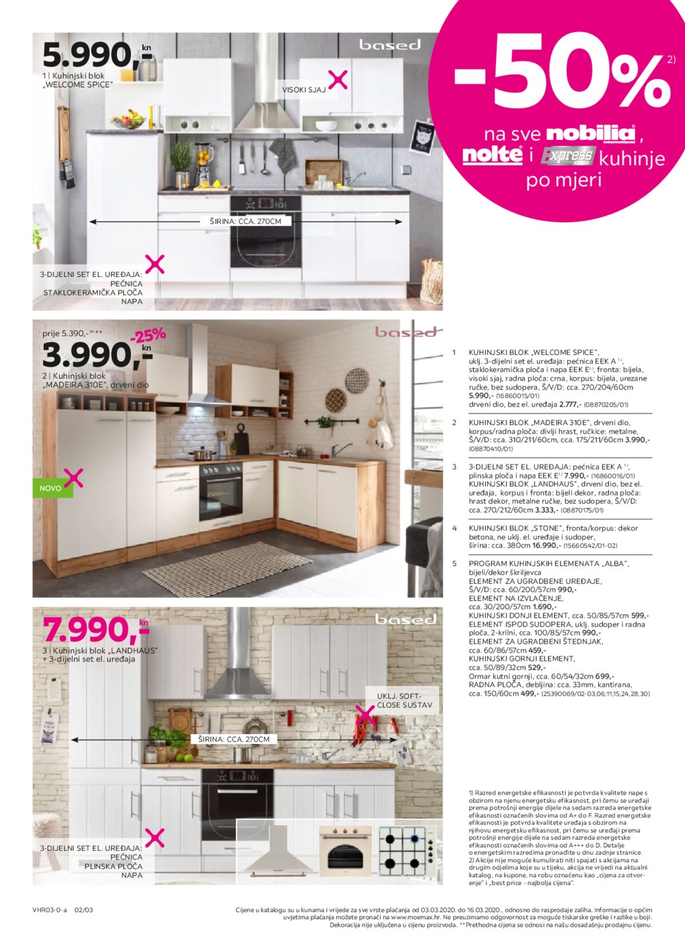 Momax Novi modeli kuhinja 03.03.-17.03.2020.