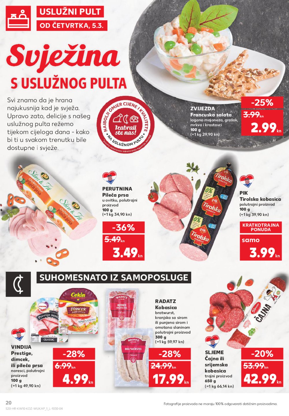 Kaufland katalog Akcija 05.03.-11.03.2020. Ka, Đa, Ri, Vž