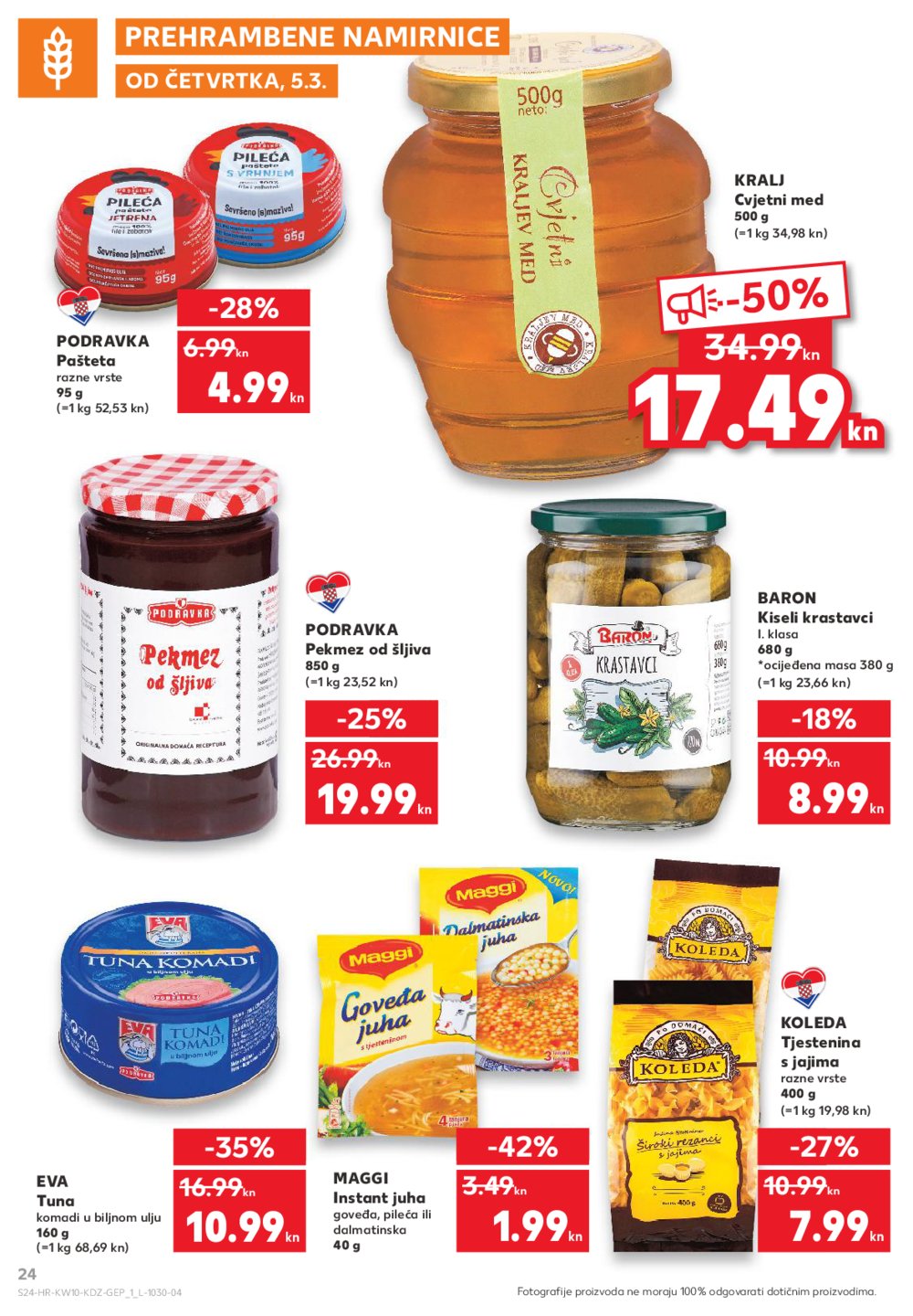Kaufland katalog Akcija 05.03.-11.03.2020. Ka, Đa, Ri, Vž