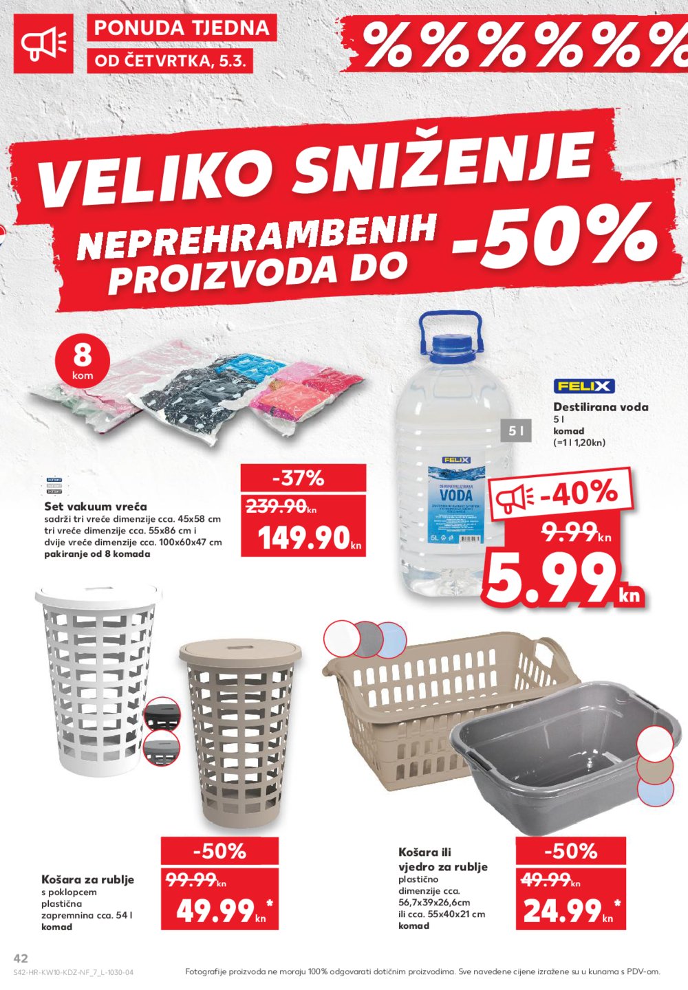 Kaufland katalog Akcija 05.03.-11.03.2020. Ka, Đa, Ri, Vž