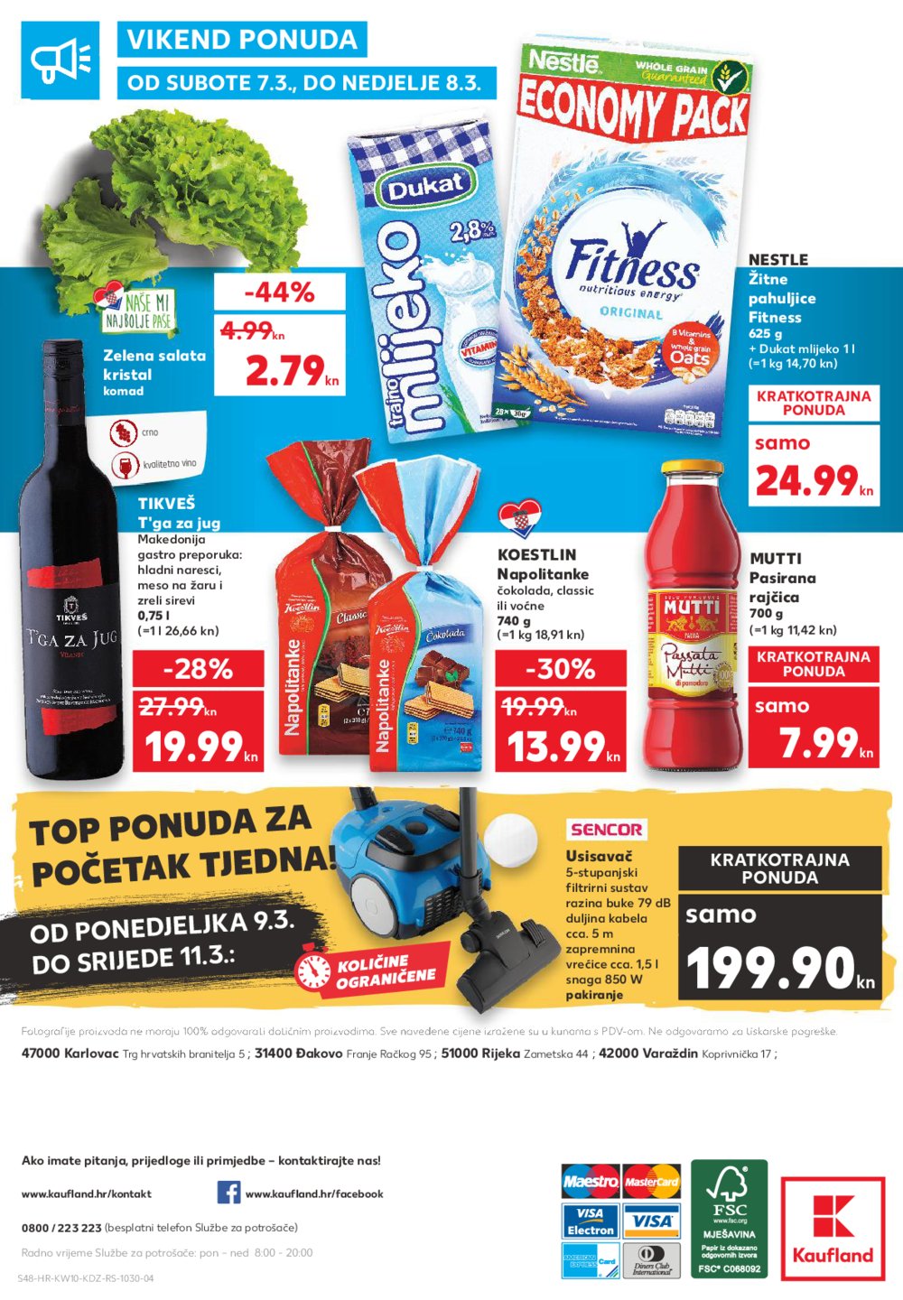 Kaufland katalog Akcija 05.03.-11.03.2020. Ka, Đa, Ri, Vž