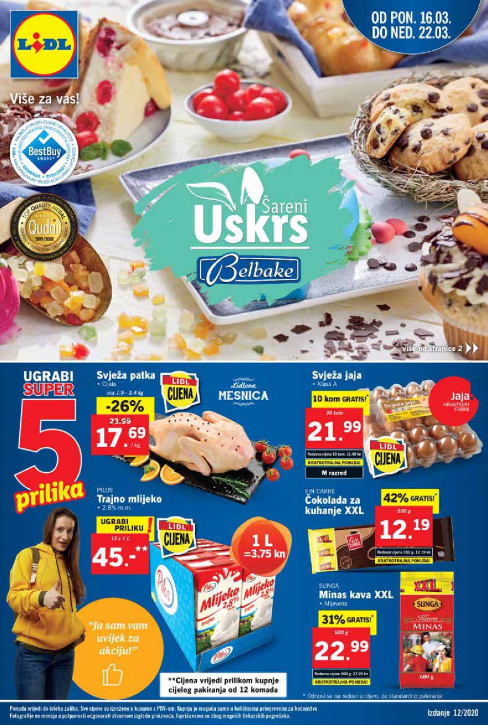 Lidl katalog Akcija 16.03.-22.03.2020.