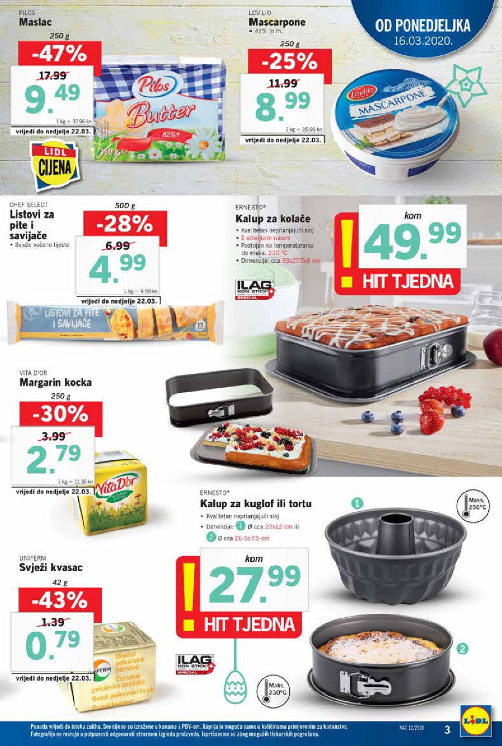 Lidl katalog Akcija 16.03.-22.03.2020.