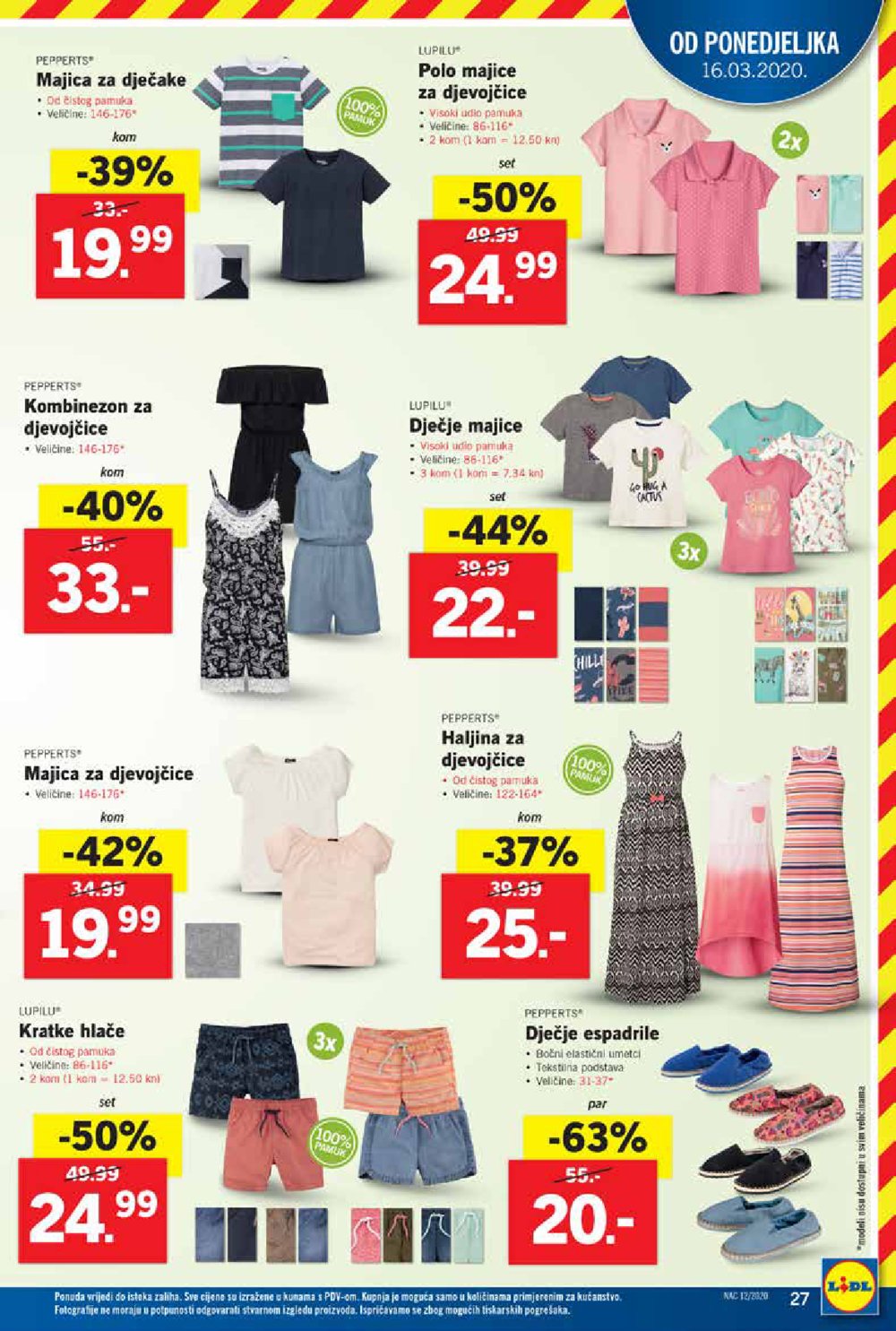 Lidl katalog Akcija 16.03.-22.03.2020.