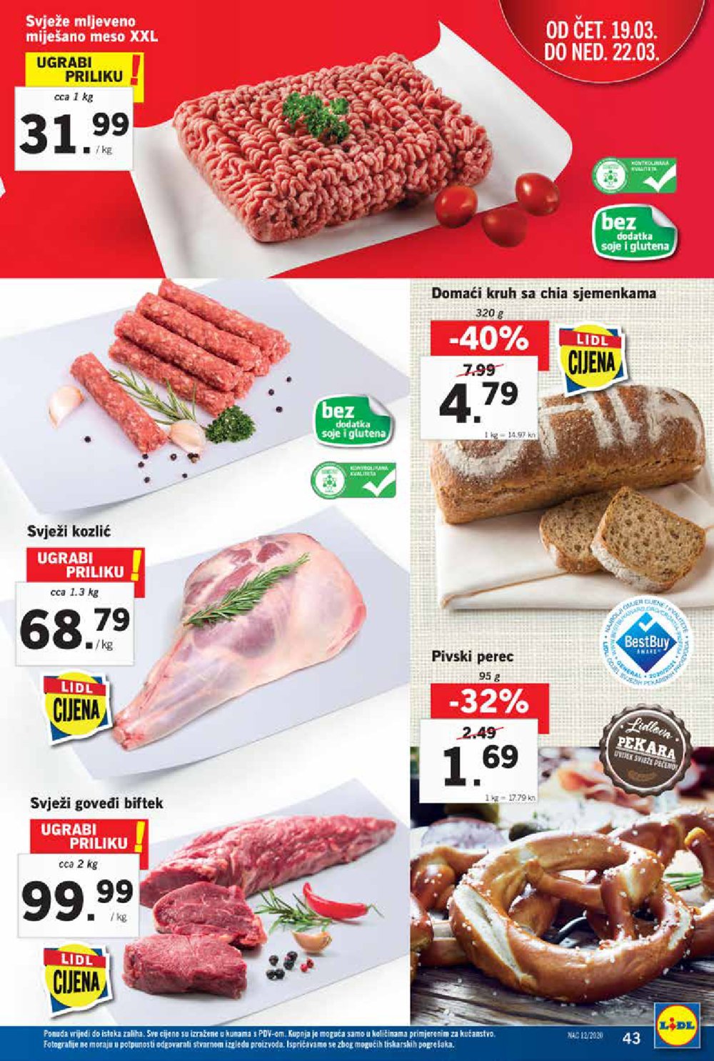 Lidl katalog Akcija 16.03.-22.03.2020.