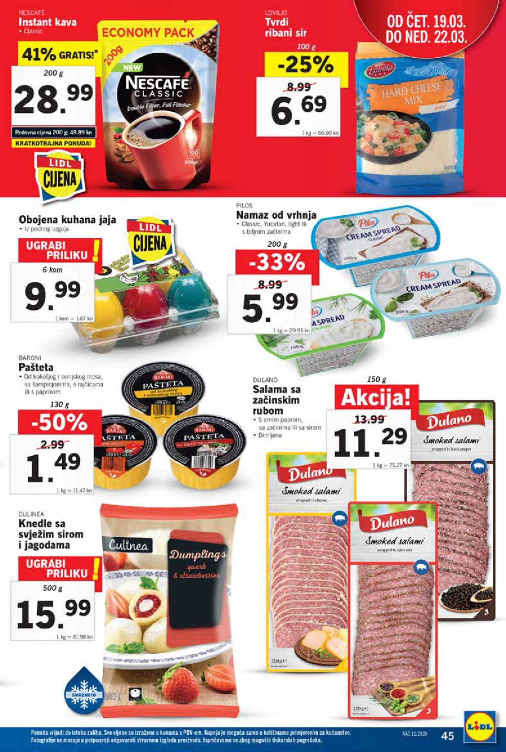 Lidl katalog Akcija 16.03.-22.03.2020.