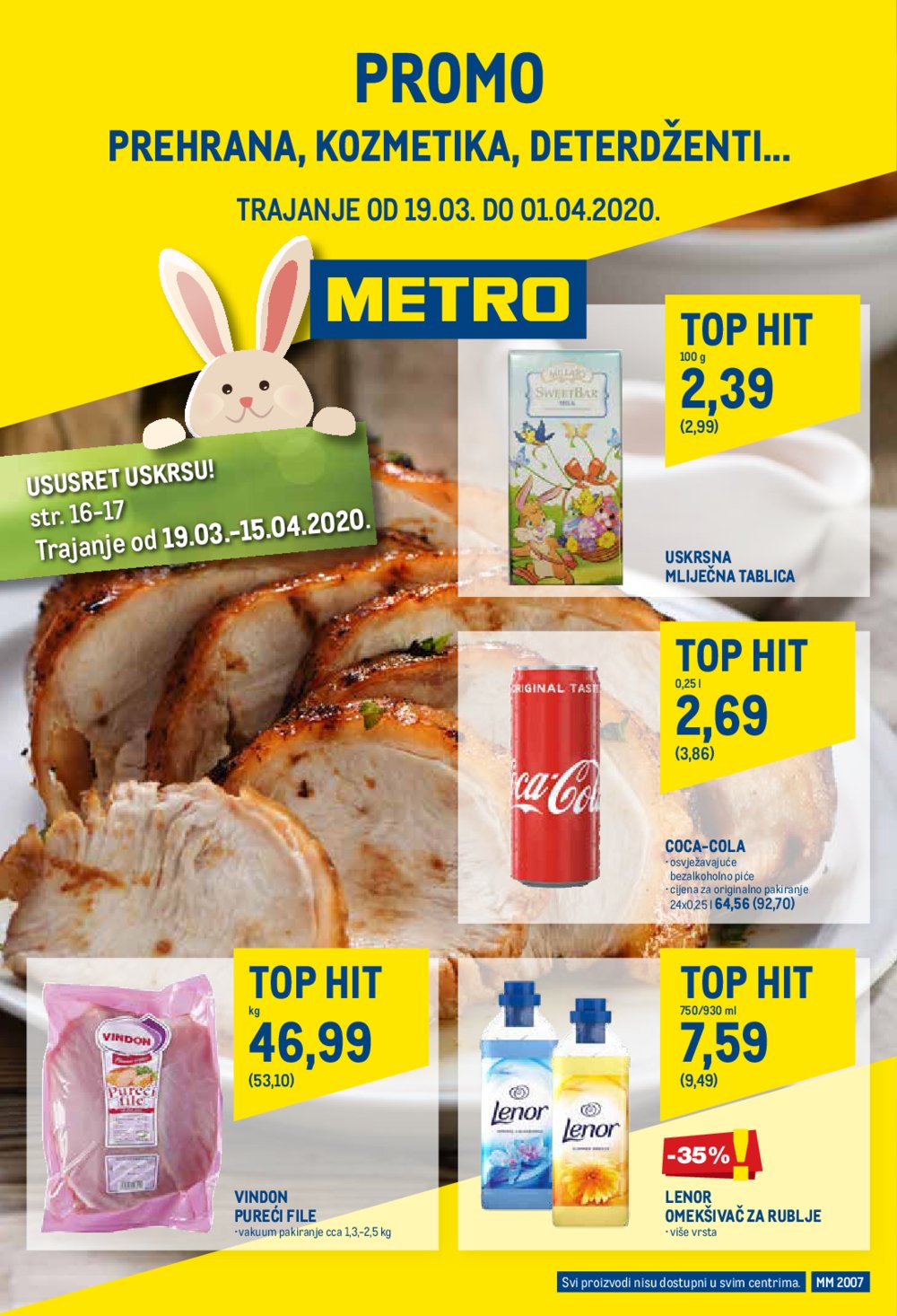 Metro katalog Prehrana 19.03.-01.04.2020. 