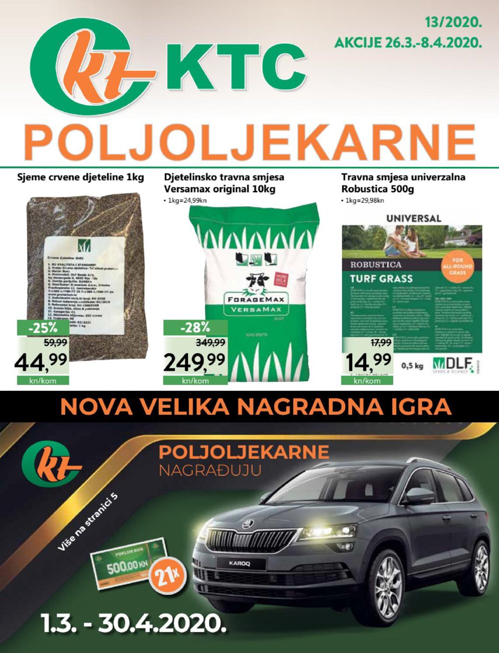 KTC katalog Akcija Poljoljekarna 26.03.-08.04.2020.