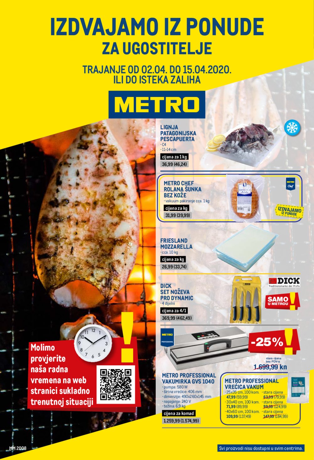 Metro katalog Promotivna ponuda za ugostitelje 02.04.-15.04.2020.
