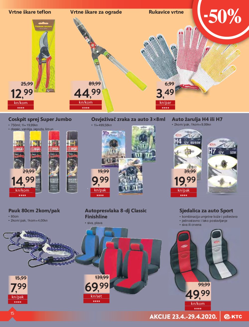 KTC katalog sve u pola cijene 23.04.-29.04.2020.
