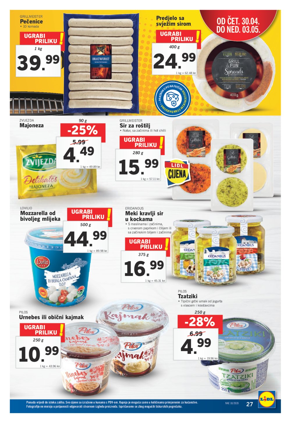 Lidl katalog Akcija 27.04.-03.05.2020.
