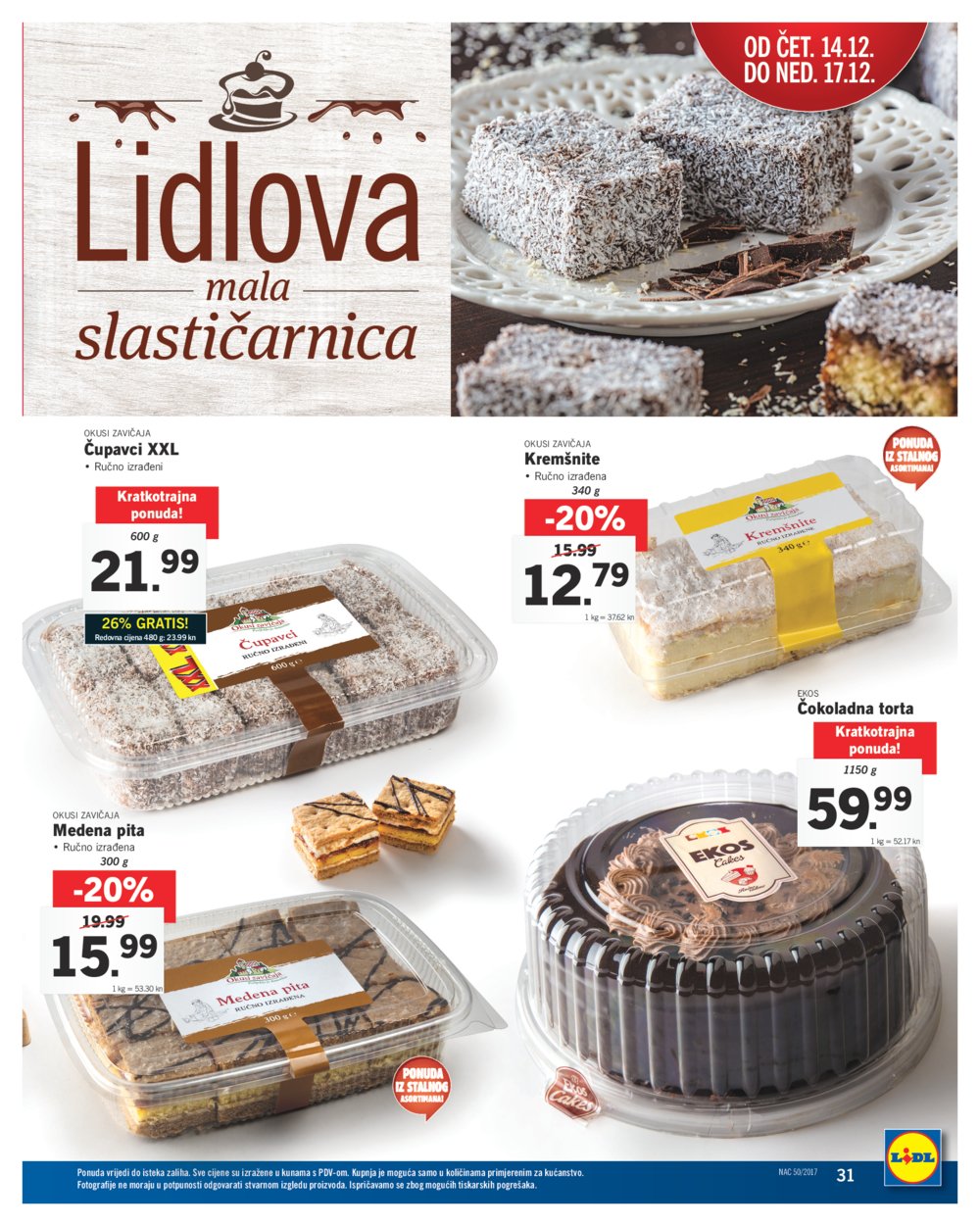 Lidl katalog Lidlovih super 5 11.12.-17.12.2017.