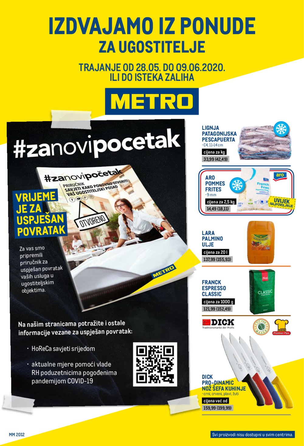 Metro katalog Ponuda za ugostitelje 28.05.-09.06.2020.