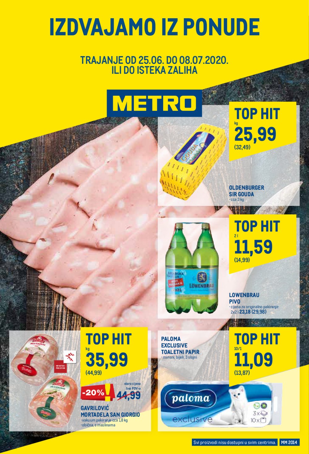Metro katalog Ponuda prehrane 25.06.-08.07..2020.