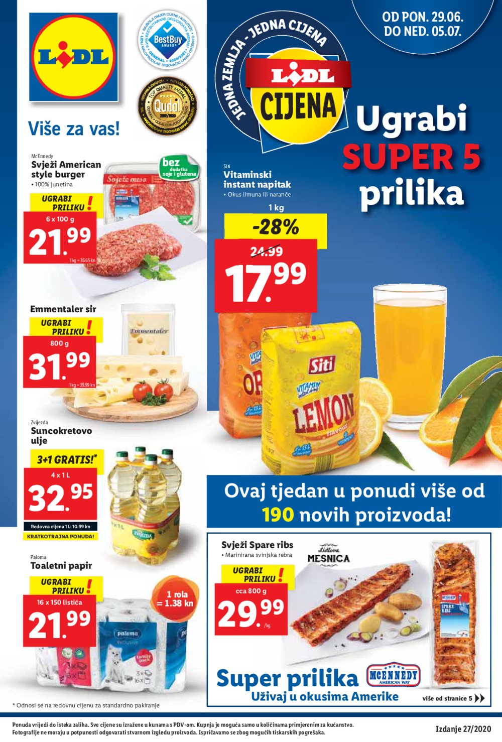 Lidl katalog Akcija 29.06.-05.07.2020.