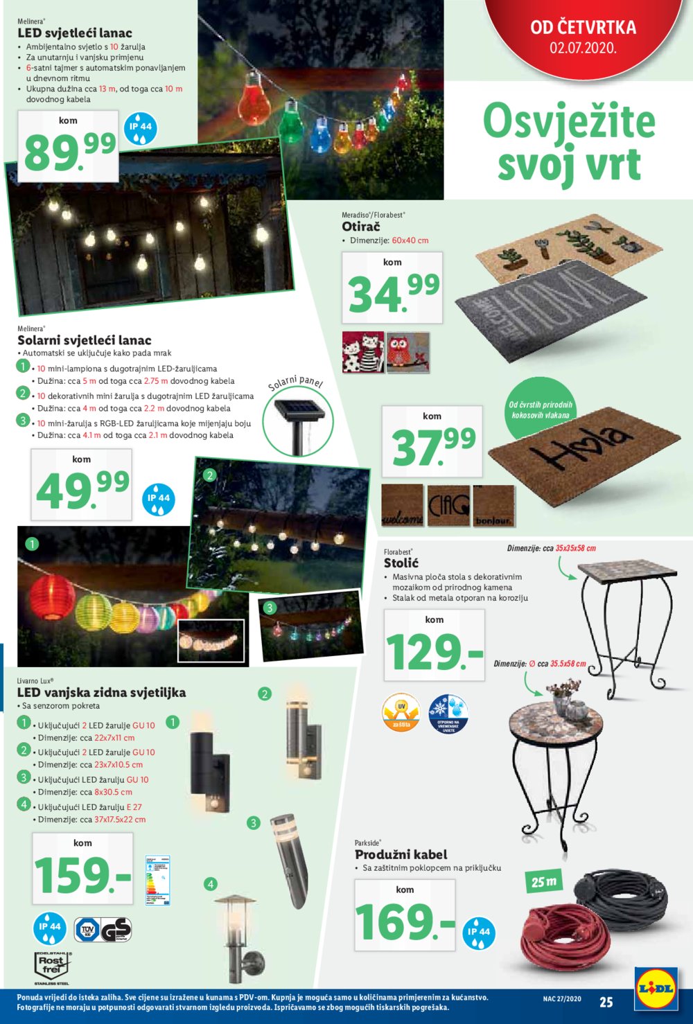 Lidl katalog Akcija 29.06.-05.07.2020.