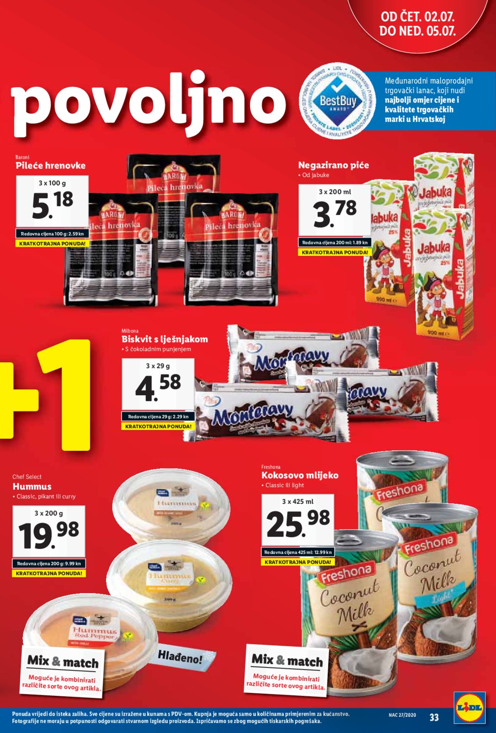 Lidl katalog Akcija 29.06.-05.07.2020.